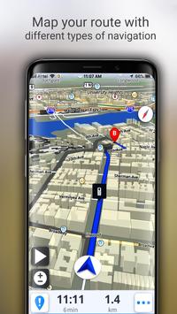 GPS خرائط حاليا ، الملاحة ، اتجاهات المرور تصوير الشاشة 6