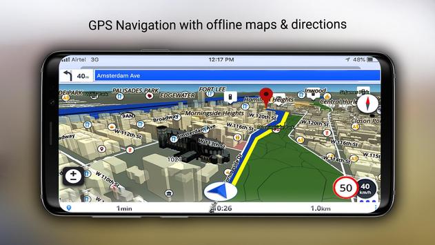 GPS خرائط حاليا ، الملاحة ، اتجاهات المرور تصوير الشاشة 2