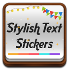 Stylish Text Stickers icono