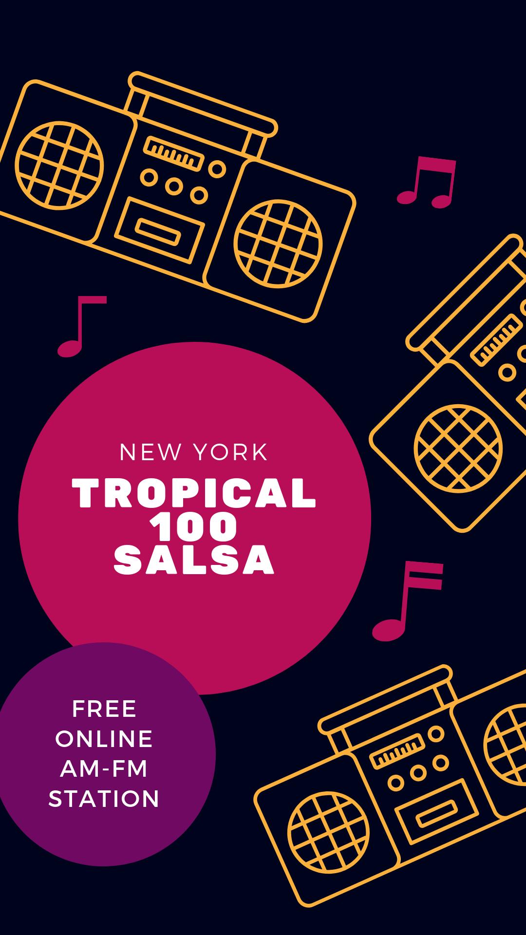 🥇 Tropical 100 Salsa - Radio New York Free Online for Android - APK  Download