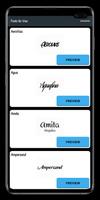 Fonts for Vivo Affiche