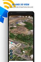 GPS Earth Map Live : Street View & GPS Navigation ポスター