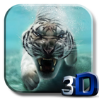 Tiger Vidéo Fond d'écran animé icône