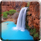 Wasserfall Live-Hintergründe Zeichen