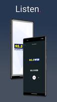 95.5 WSB الملصق