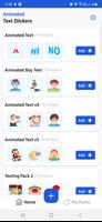 Animated Text Sticker Maker poster