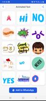 Animated Text Sticker Maker screenshot 1