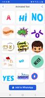 Animated Text Sticker Maker स्क्रीनशॉट 1