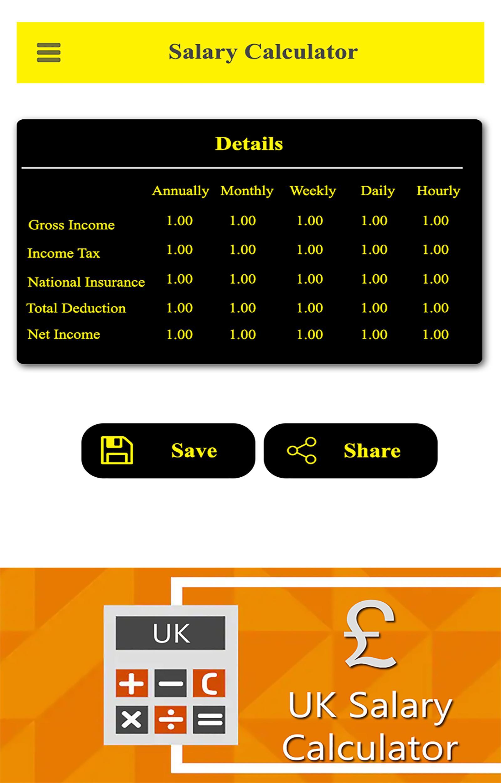 UK Salary Calculator APK for Android Download