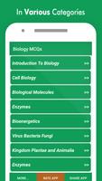 Biology MCQs تصوير الشاشة 1