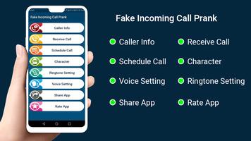 Fake Incoming Call Affiche