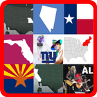 Guess The USA States Quiz icône