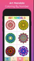 Art Mandala Pixel By Number Affiche