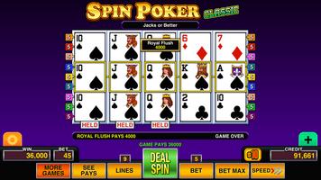 Spin Poker capture d'écran 3