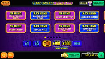 Video Poker ảnh chụp màn hình 3