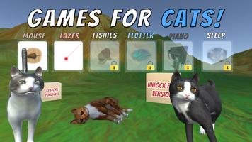 Jeux pour chats et chatons Affiche