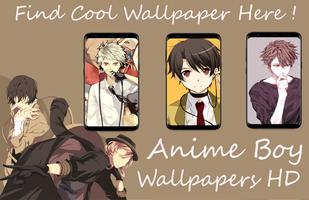 Cool Anime Boy Wallpaper poster