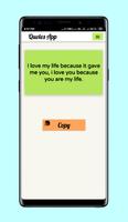 Quotes app capture d'écran 3
