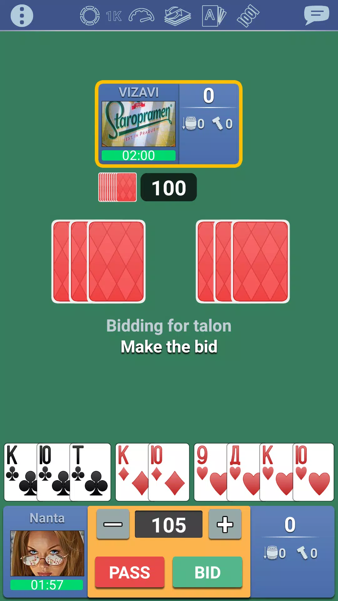 Thousand 1000 Online card game Thousand 1000 Online card game
