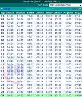 Jadwal Imsakiyah screenshot 2