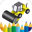 ”Road Roller Coloring