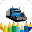 ”Truck Trailer Coloring