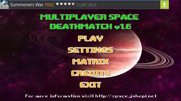 Multiplayer Space Deathmatch Affiche