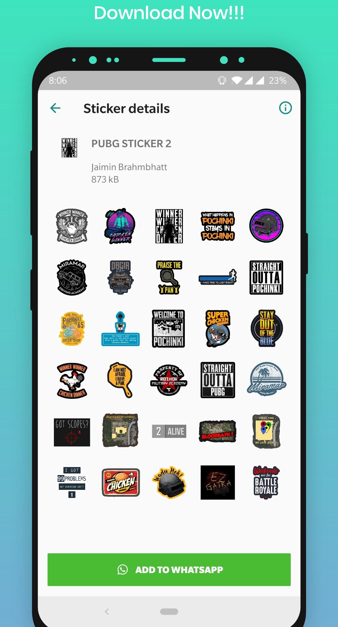 Pubg Wa Stickers For Android Apk Download
