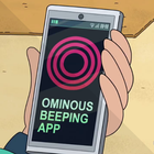 Ominous Beeping App - Rick and Morty Zeichen