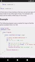 Learn C# (C Sharp) Complete Guide (OFFLINE) - 1MB स्क्रीनशॉट 1