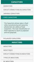 Basics of Electronics - (OFFLINE) - 6MB স্ক্রিনশট 2
