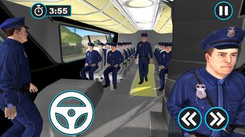 Police Bus Simulator Bus Game captura de pantalla 3