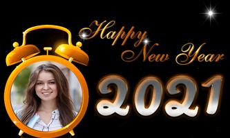 Happy New Year Photo Frame Affiche