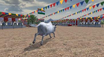 Jallikattu 3D Bull Game Affiche