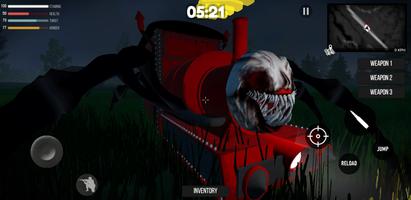 Horror Spider Train Escape ảnh chụp màn hình 1