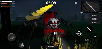 Choo Choo Spider Train Save Poster