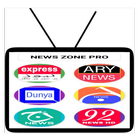 news zone pro:geo news,ary news,dunya news,express icône