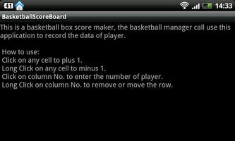 Basketball Boxscore Maker capture d'écran 2