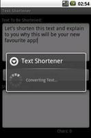 Text Shortener poster