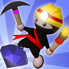 Ninja Miner 2, Swipe for Gems icon