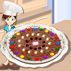 Sara Cooking Chocolate Pizza icône