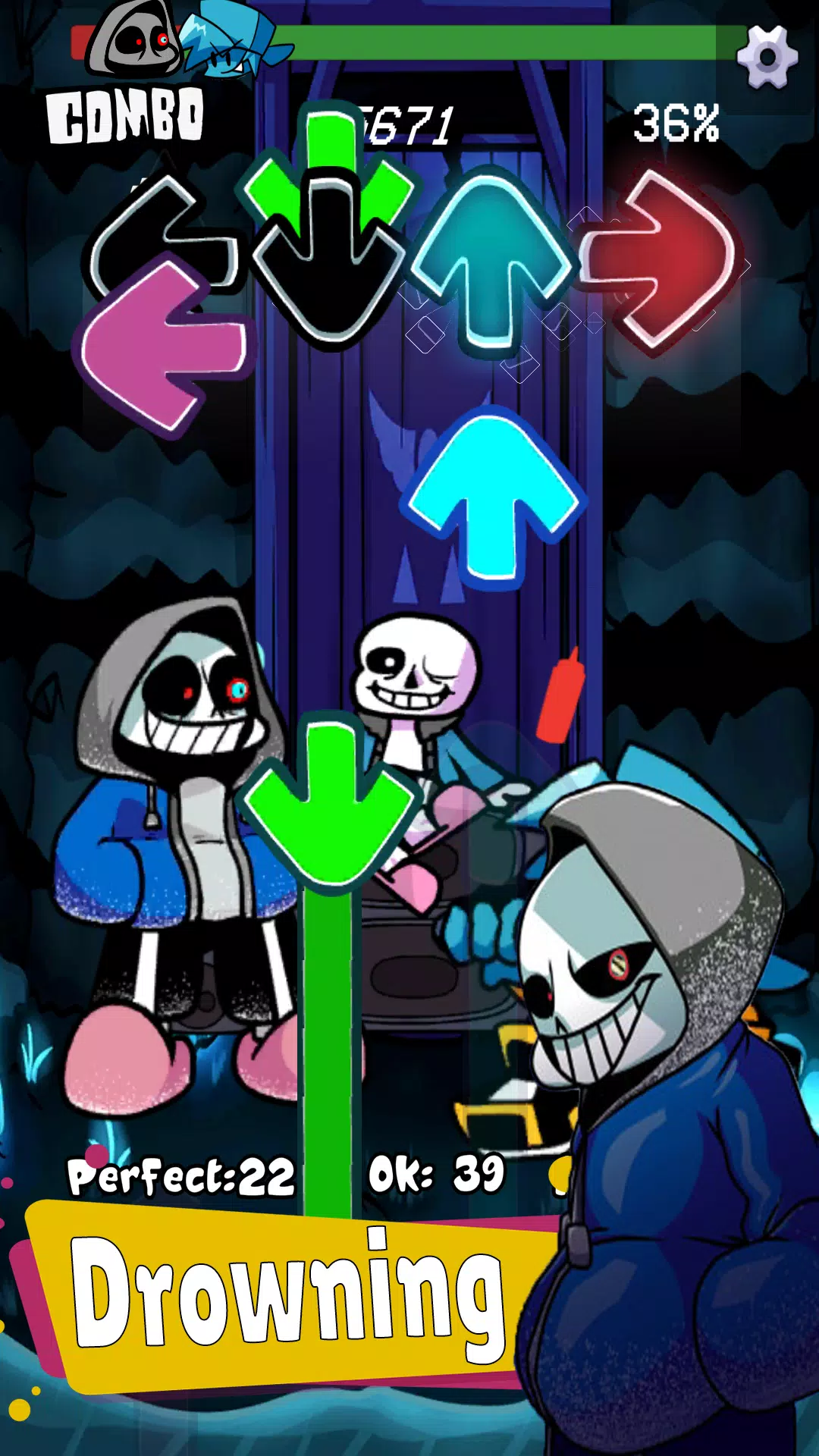 Sans And DUSTTALE FNF MOD APK for Android Download