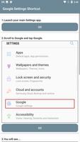 Shortcut For Google Settings Ekran Görüntüsü 1
