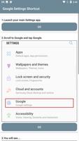 Shortcut For Google Settings screenshot 1