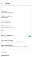 Play Store Settings Shortcut screenshot 1