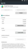 Launcher Google Play Services Settings (Shortcut) اسکرین شاٹ 2