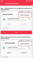 Play Store Problem Fix اسکرین شاٹ 1