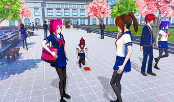 3D Sakura School Simulator poster