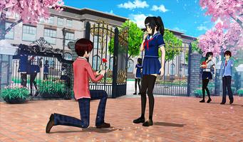 3D Sakura School Simulator captura de pantalla 2