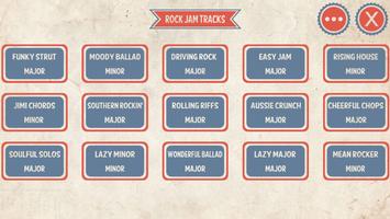 Rock Guitar Jam Tracks Affiche